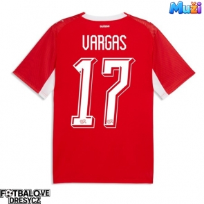Švýcarsko Ruben Vargas #17 Domácí Dres MS 2026 Krátký Rukáv